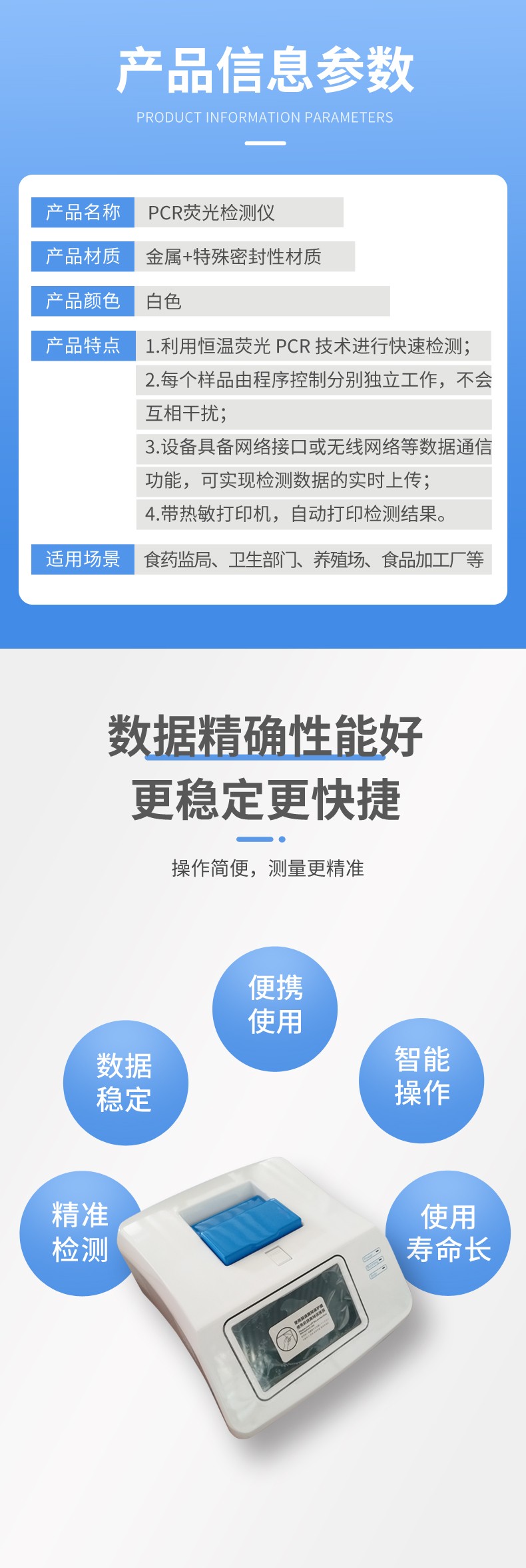 PCR熒光檢測(cè)儀